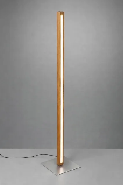 Scandinavian Teak Linear Floor Lamp