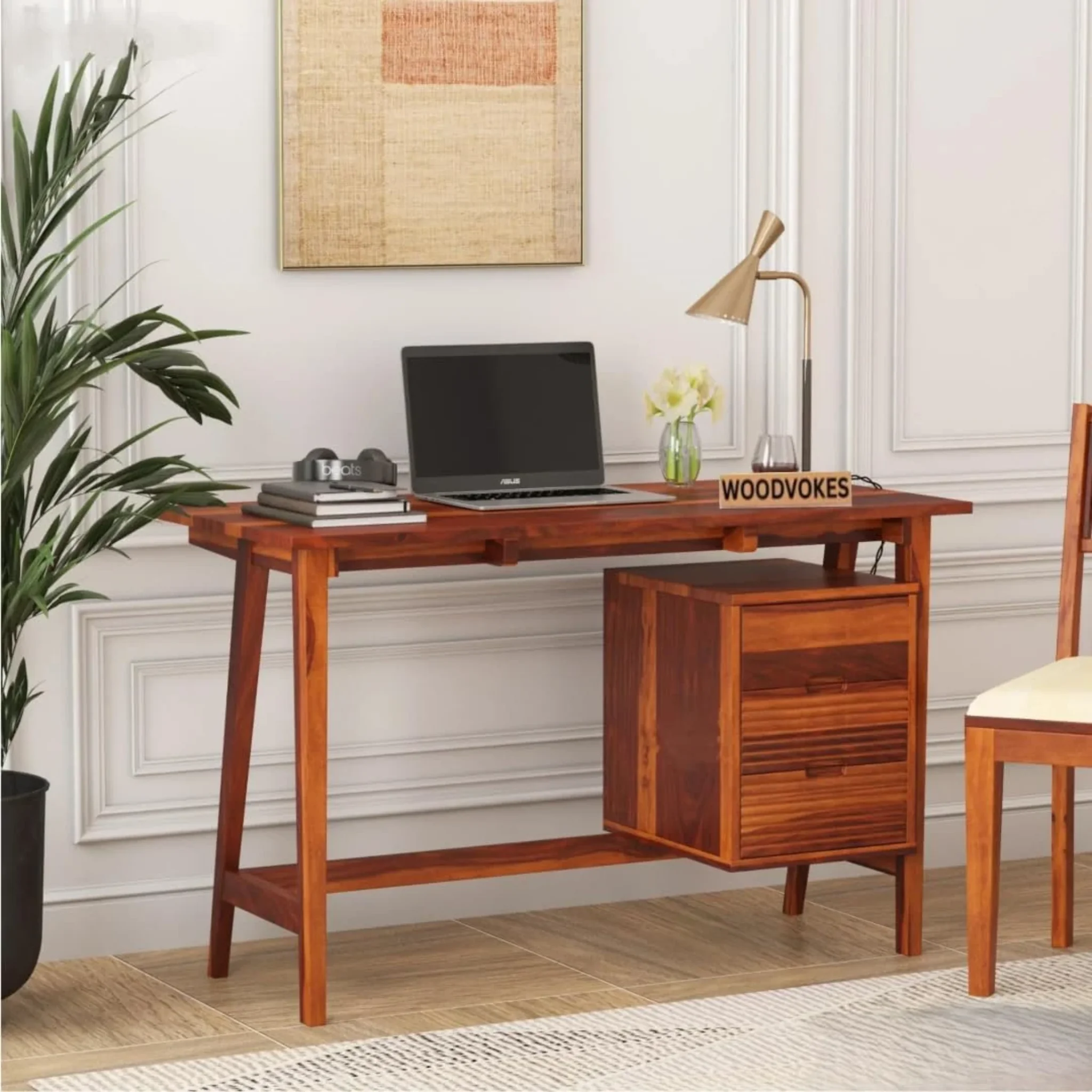 Solid Sheesham Wooden Study Table