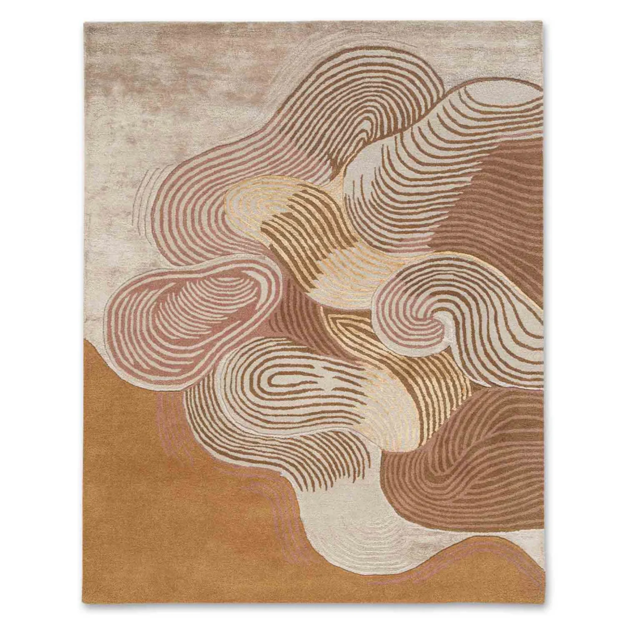 Hand Tufted Woollen And Viscose Rug