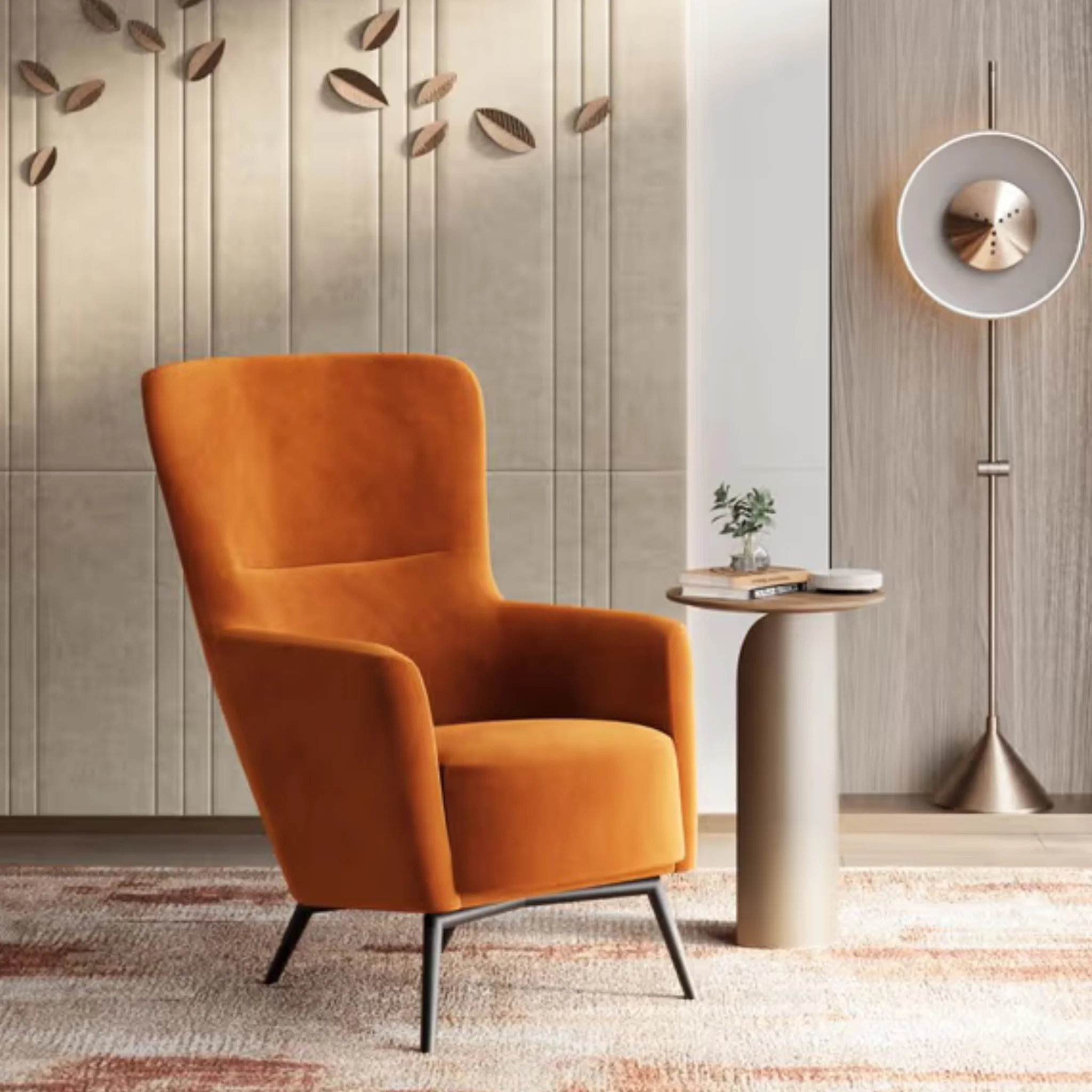 Wakefit Aruba Wing Chair