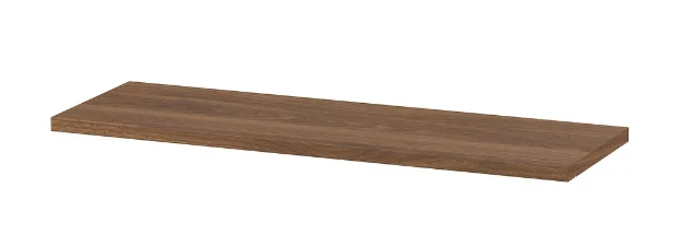 BILLY Shelf, brown walnut effect, 76x26 cm (30x10 ")