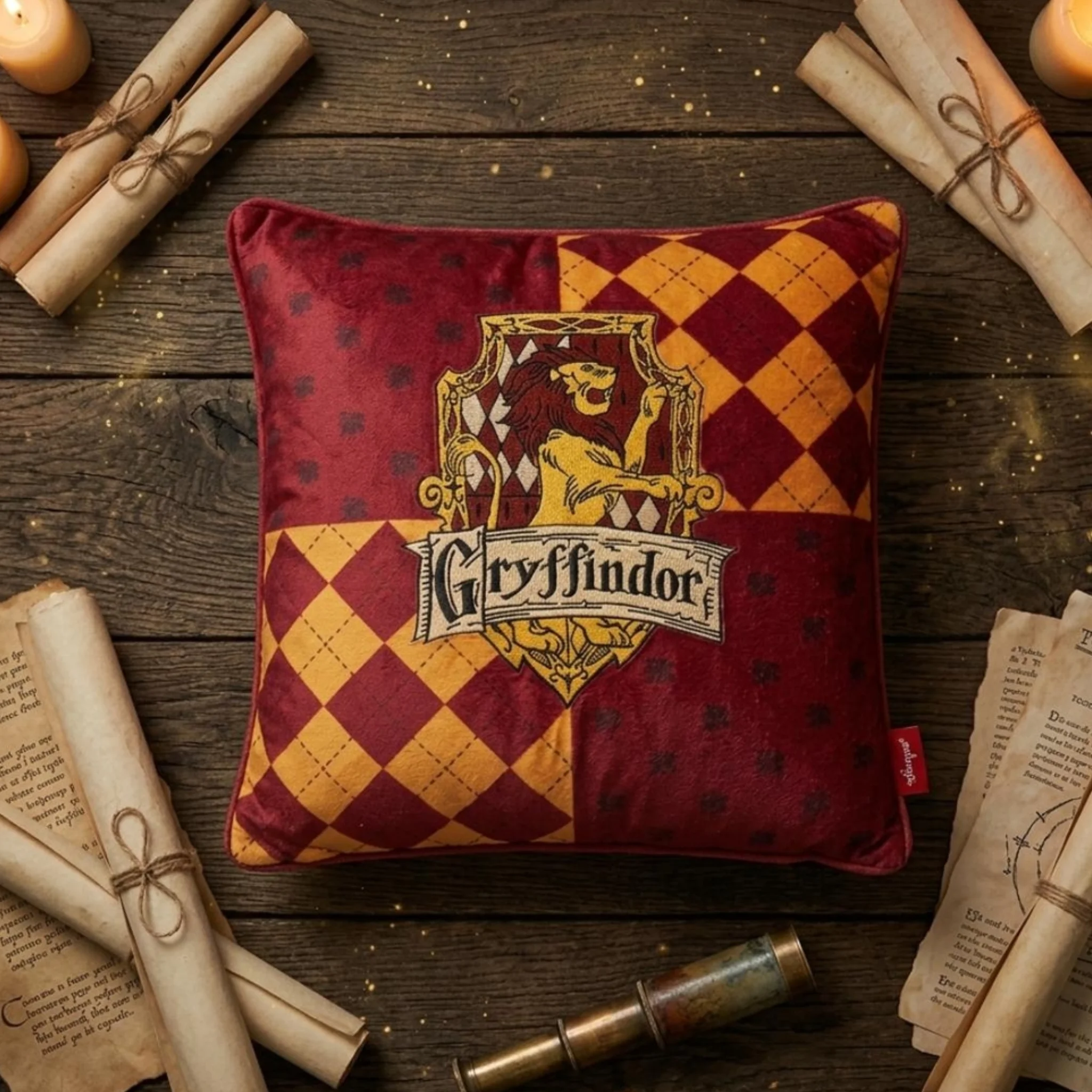 Harry Potter Gryffindor Embroidered 16 x 16 Cushion for Kids