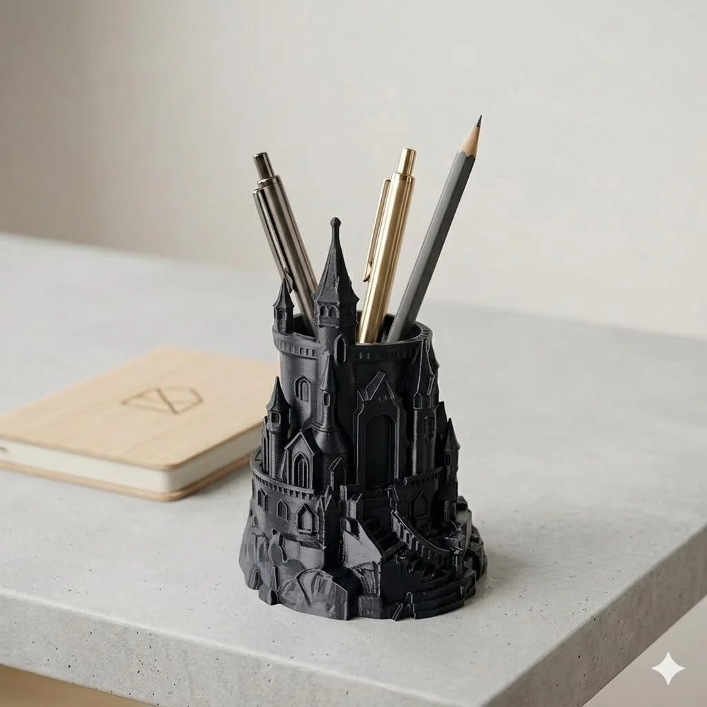 Inspired Castle Pen Holder